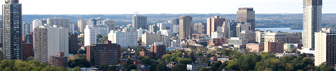 Hamilton skyscrapers during the afternoon