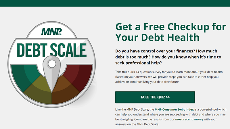 Debt Scale screen grab