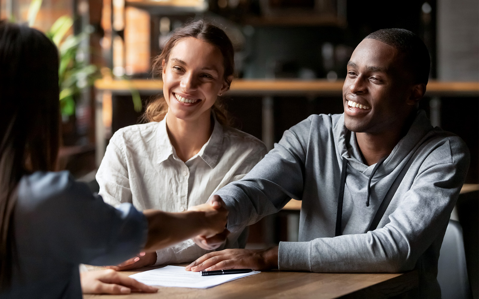 couple meeting with their financial advisor