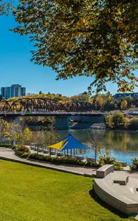View of a park in Saskatoon