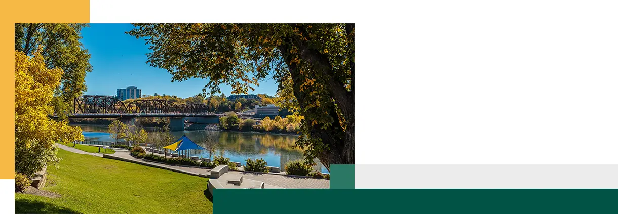 View of a park in Saskatoon