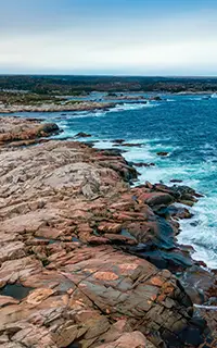 Rocky Shore on the Atlantic Ocean Nova Scotia Canada
