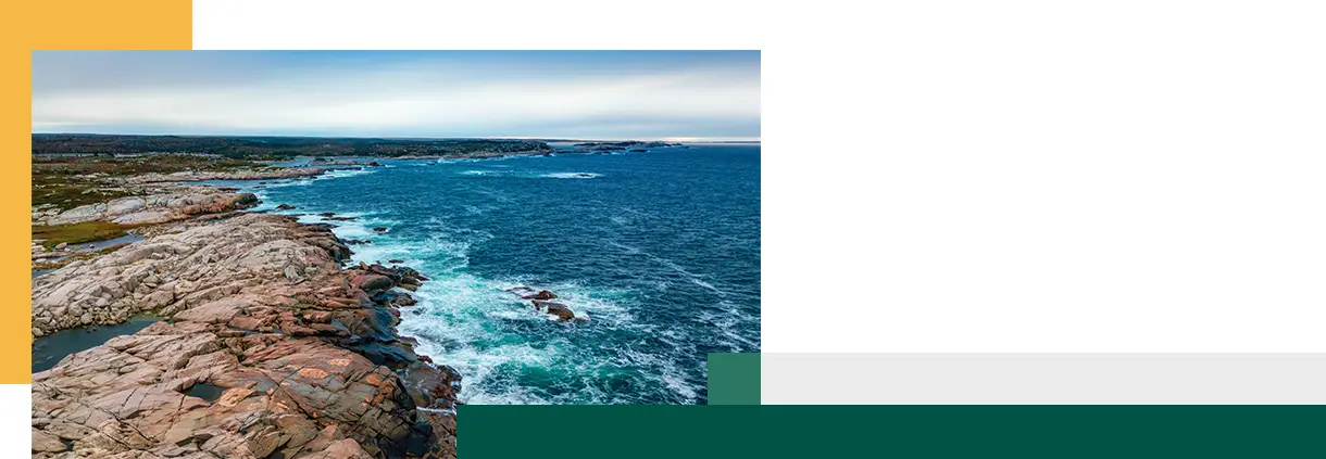 Rocky Shore on the Atlantic Ocean Nova Scotia Canada
