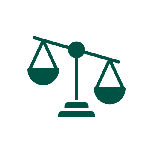 Illustration of a balance symbol.