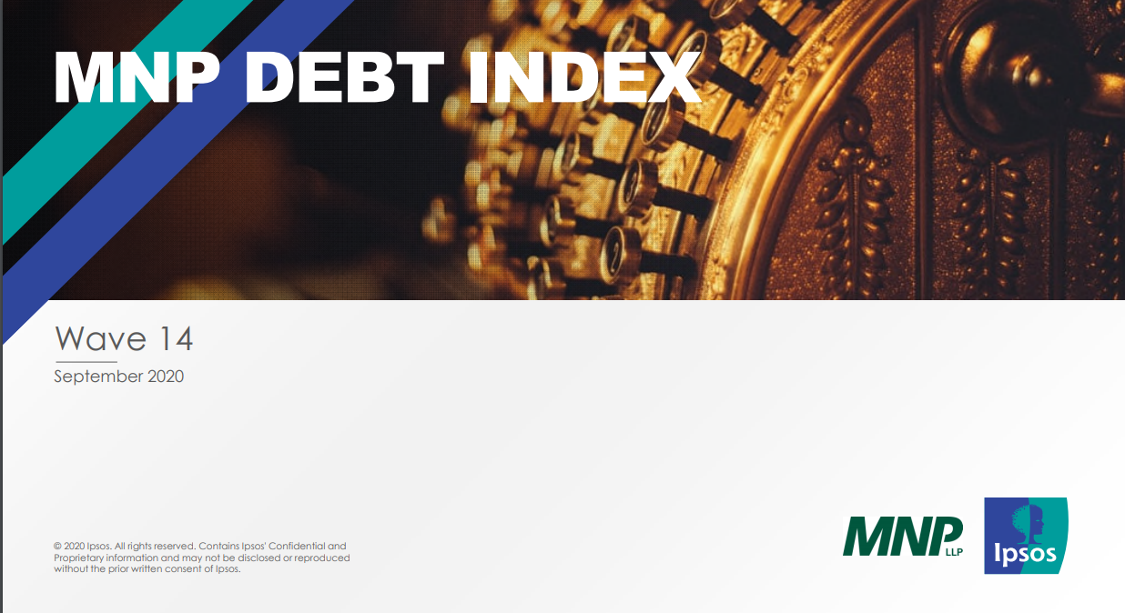 Cover of the MNP Consumer Debt Index Tracking Charts document
