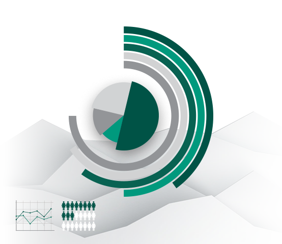 Consumer Debt Index with a circle graph
