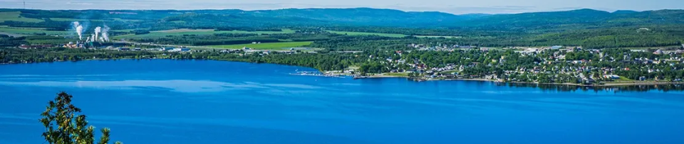 View of a lake in Temiscouata