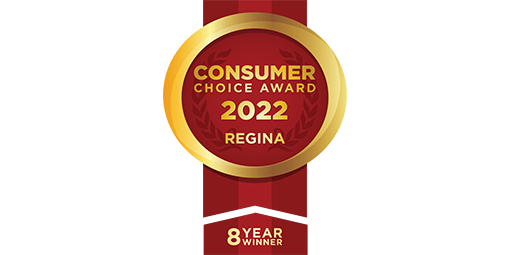 Consumer choice award 2022. 8 year winner in Regina