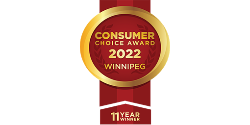 2022 Consumer Choice Award for Winnipeg, MB.