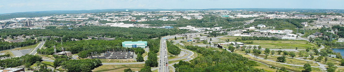 Aerial view of Dartmouth