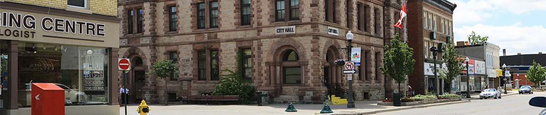Woodstock city hall building